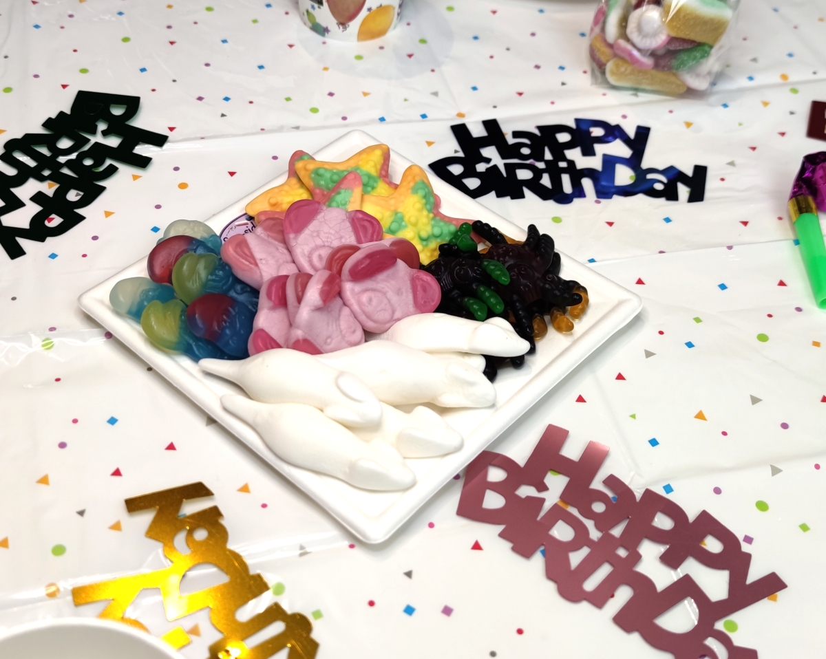 Ideen für den Kindergeburtstag - Unsere kleinen Süßigkeitenplatten sind nicht nur lecker sondern auch eine schicke Dekoration auf Tisch bei der Kindergeburtstagsfeier